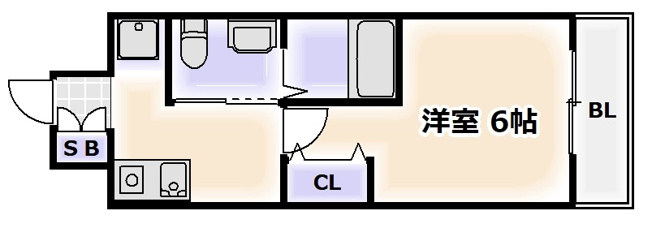 【間取り】 | グランパシフィック花園北