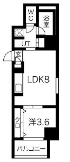トモ南堀江の間取り
