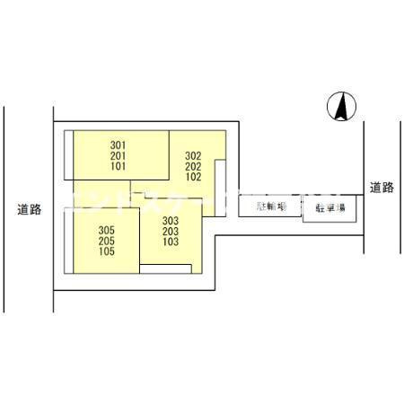D-ROOM羅漢町の区画図|高崎、前橋のお部屋探しはエンドスケープまで！お客様の理想お聞かせ下さい♪