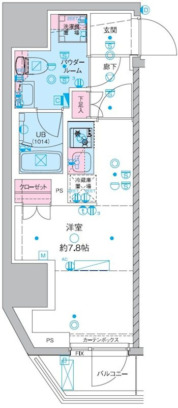 GENOVIA三郷駅前の間取り