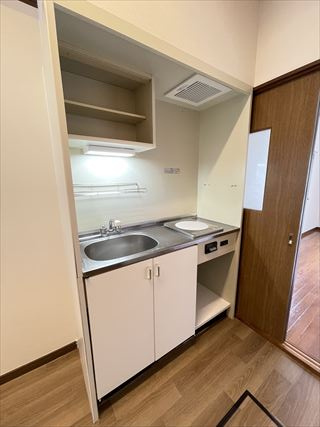 リバーサイド関根のキッチン|きれいなキッチンです