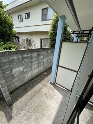 リバーサイド関根のバルコニー|お洗濯にも便利なバルコニー付き