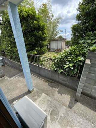 リバーサイド関根のバルコニー|陽当たり良好なバルコニーです