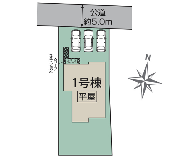【区画図】 | 本庄市今井　ブルーミングガーデン　新築戸建　全1棟　1号棟