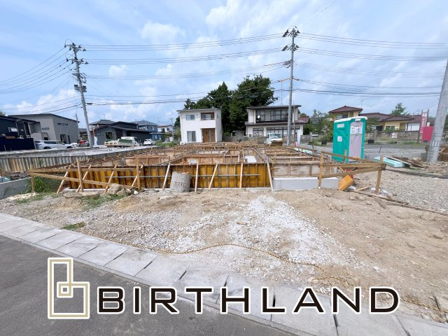 新築戸建・建売　郡山市大槻町字三角田　CRADLE GARDEN　全5棟の外観|＜4号棟＞11月完成予定の地震に強い家！お気軽にお問い合わせください♪