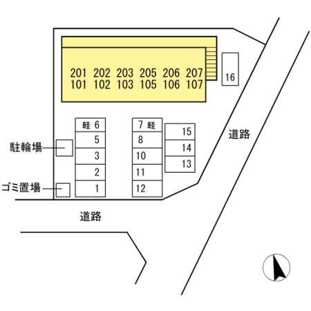 レセンテG・Tの区画図