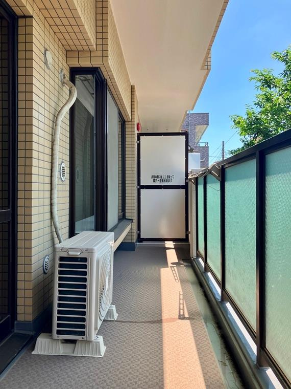 コスモパーク戸田弐番館のバルコニー