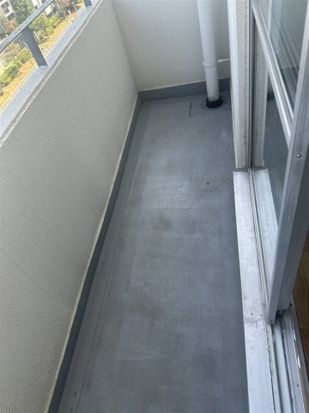 堀冬木ビルのバルコニー