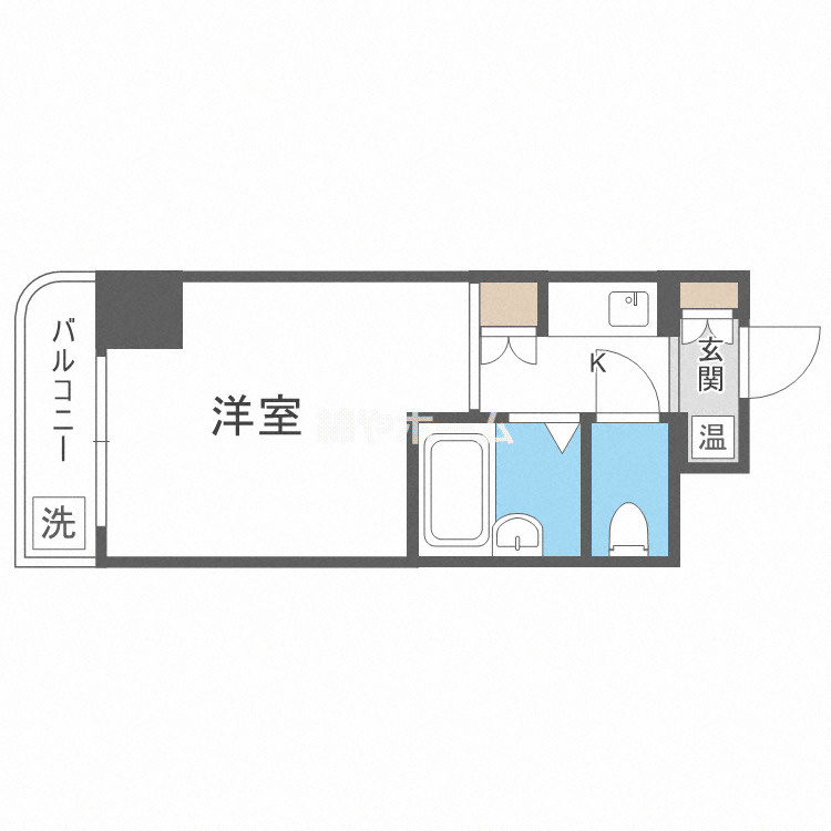 インターナショナル玉造の間取り