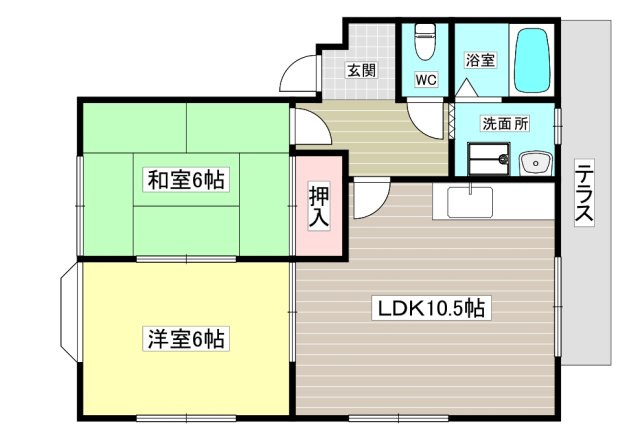 【間取り】 | サイラント甲風園