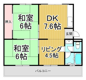 TGハイツの間取り