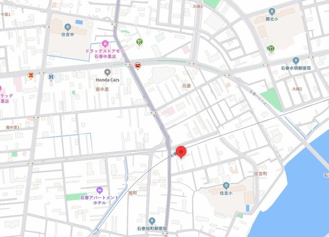 【地図】 | 石巻市住吉町２丁目6-2