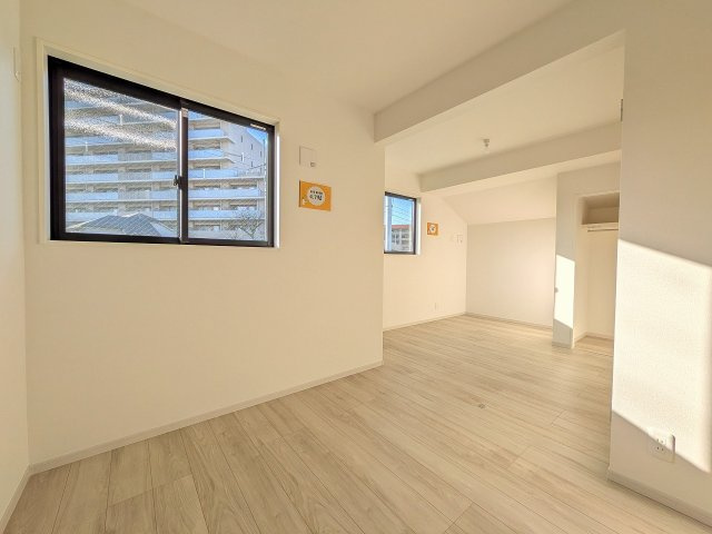 八王子市　子安町　新築一戸建て　２期の子供部屋|～2階8.7帖の洋室　4.7帖と4.0帖の2部屋に間仕切りも可能です～