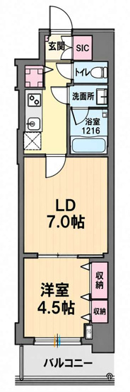 【間取り】 | スプランディッド上本町WESTⅡ