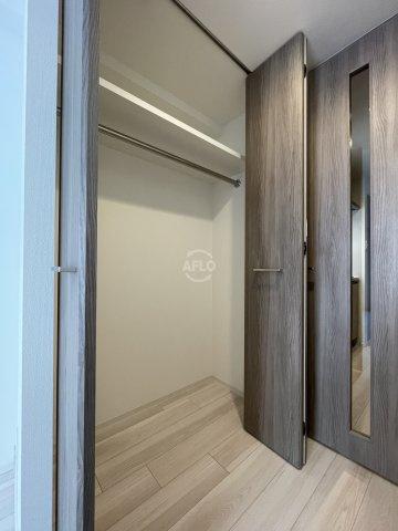 S-RESIDENCE難波大国町dominaの収納|S-RESIDENCE難波大国町domina　クローゼット