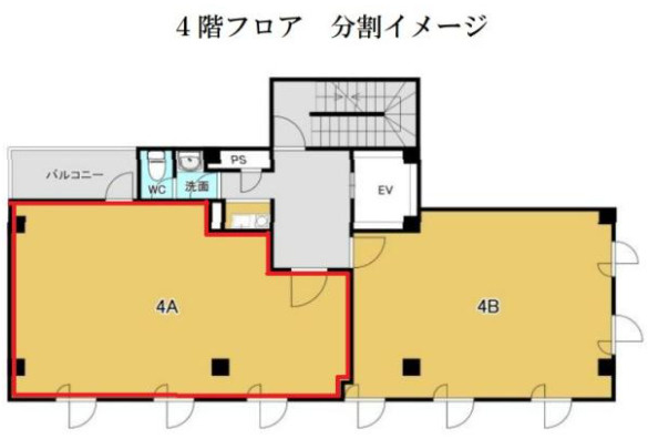 草津市野路１丁目の店舗事務所の間取り