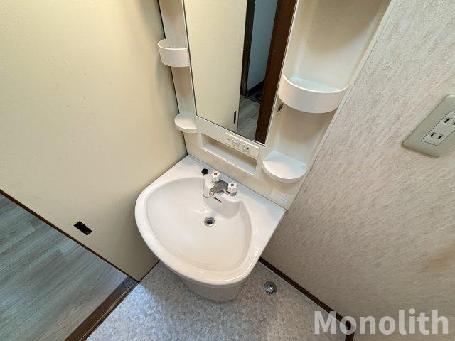 藤原ハイツの独立洗面台