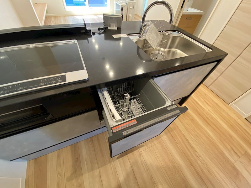チェントロ彦右エ門のキッチン|食器洗い洗浄機付きです