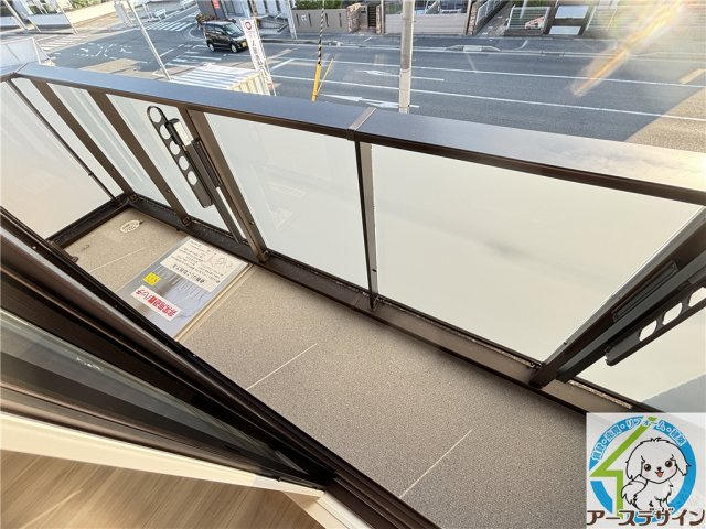 D-room沢野南のバルコニー