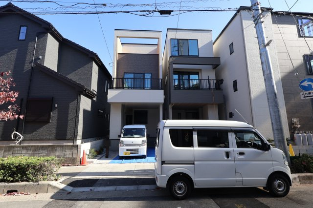 《仲介手数料無料》南区文蔵４丁目13-8(No.1)新築一戸建てメルディアの外観|撮影日 2025年11月20日 11:00 晴れ