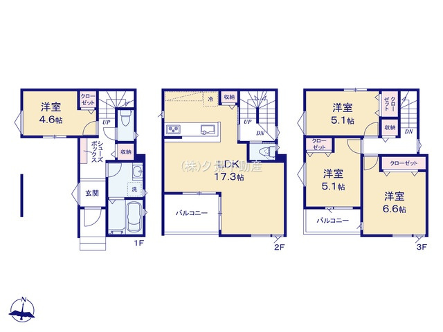  | 《仲介手数料無料》南区文蔵４丁目13-8(No.4)新築一戸建てメルディア