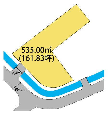 和歌山市内原・土地・127265の区画図