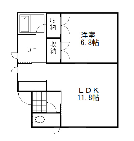 プライフ大輝の間取り
