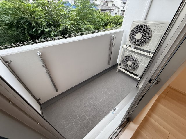 アーバンリオグランデ池田のバルコニー