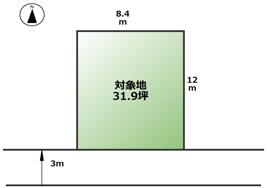 南あわじ市福良　売土地の土地図