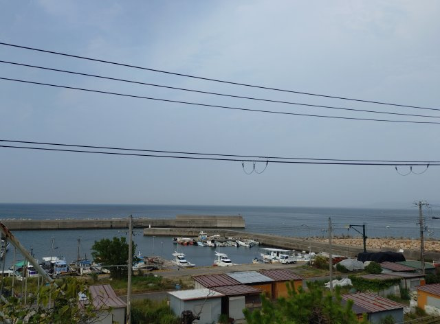 洲本市由良　冷凍冷蔵庫跡地の展望