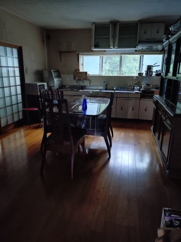 洲本市由良　冷凍冷蔵庫跡地のキッチン|きれいなキッチンです