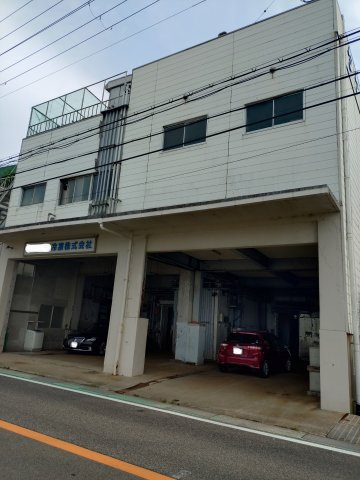 洲本市由良　冷凍冷蔵庫跡地の前面道路含む現地写真|前面道路含む現地写真です