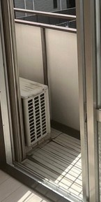 中野区若宮１丁目のアパートのバルコニー