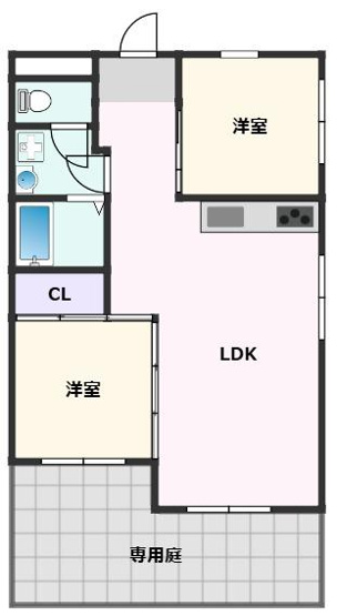 【間取り】 | フルールハイツ