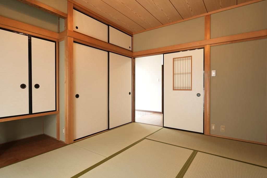 六十谷戸建の和室