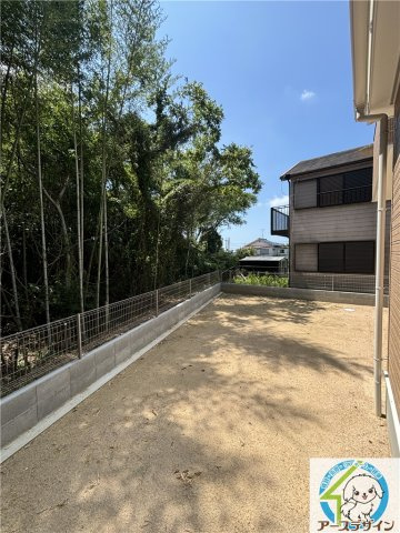 神戸市西区押部谷町西盛の新築一戸建の庭