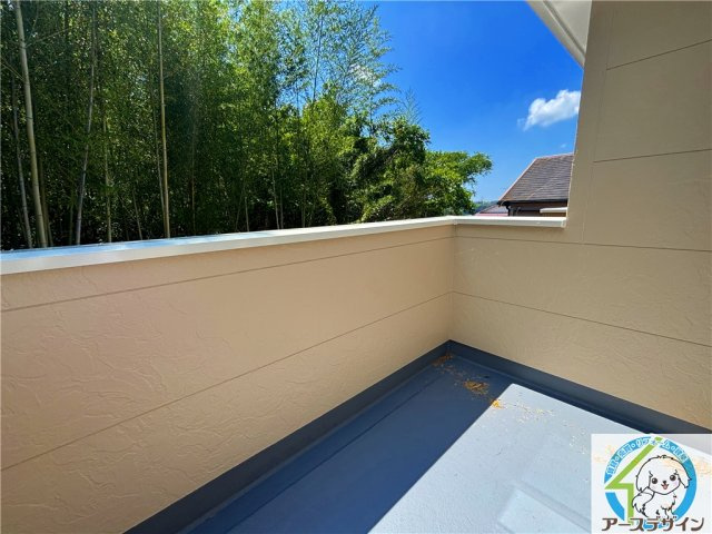 神戸市西区押部谷町西盛の新築一戸建のバルコニー