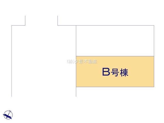 【区画図】 | 《仲介手数料無料》南区辻４丁目15-15(B号棟)新築一戸建てハートフルタウン