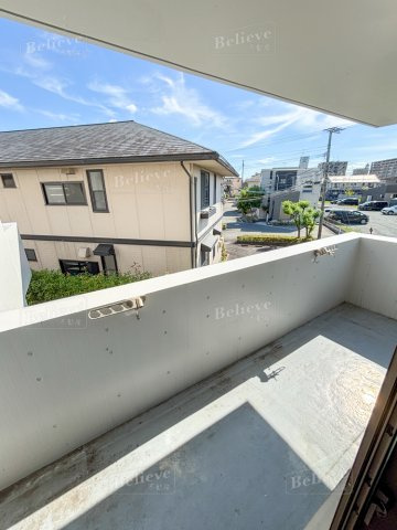 ラビーナ櫛原のバルコニー|陽当たり良好なバルコニーです♪