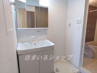 広島市安佐北区亀山２丁目のアパートの洗面所|シャンプードレッサー