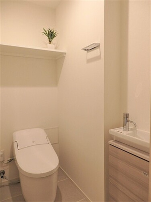 【トイレ】 | Brun Pilier日本橋 | ※モデルルームのため家具は撤去となります