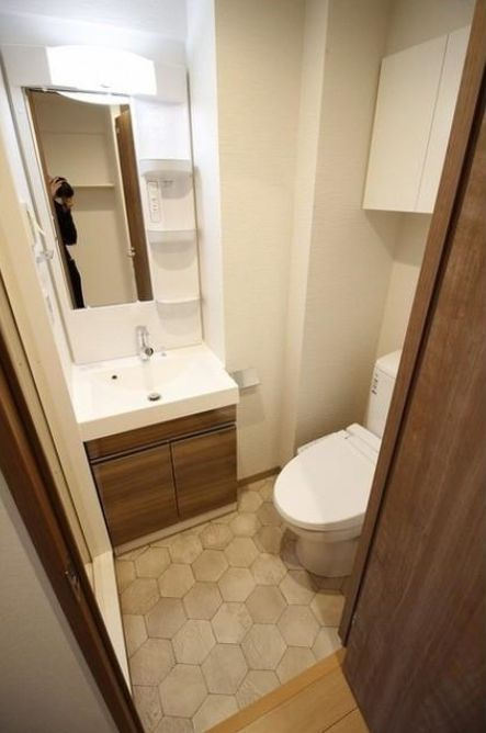 プレール・ドゥーク西川口Ⅱの独立洗面台|※イメージ別号室写真