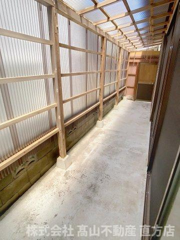 山部戸建てのバルコニー