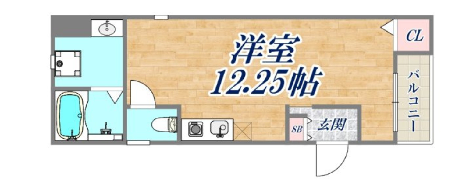 尼崎市神田北通7丁目　築１年！満室稼働中！　1棟収益アパート　の間取り