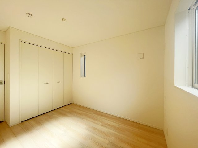 新築戸建・建売　福島市松川町木曽内裡　CRADLE GARDEN　全4棟の洋室|光と風をしっかり取り込める2面採光の洋室！心地よい暮らしを実現できます！