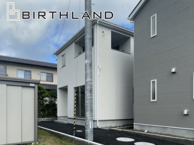 新築戸建・建売　福島市松川町木曽内裡　CRADLE GARDEN　全4棟の外観|＜1号棟＞完成いたしました！いつでもご内覧可能ですのでお気軽にお問い合わせください♪