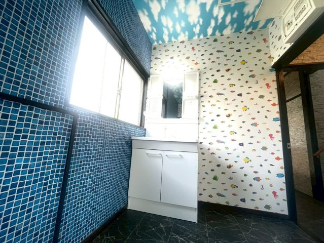 山武市井之内の独立洗面台