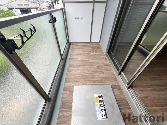 ライブガーデン江坂Ⅸのバルコニー