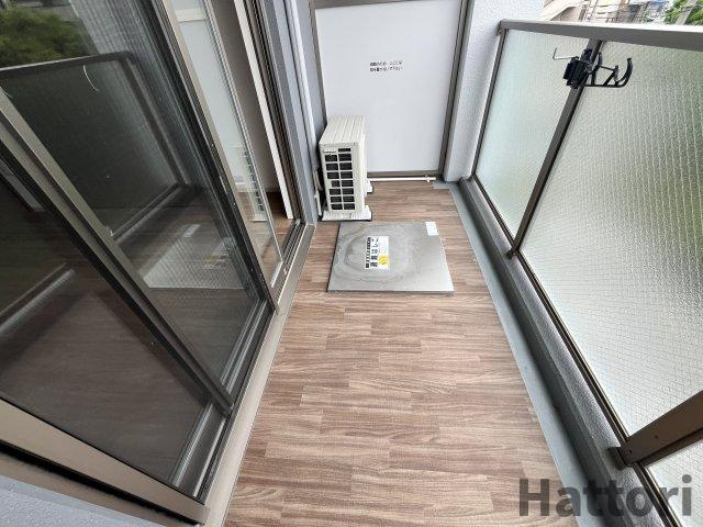 ライブガーデン江坂Ⅸのバルコニー