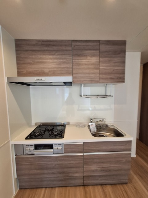 レ　セレニタⅢのキッチン|★ガス3口システムキッチン★